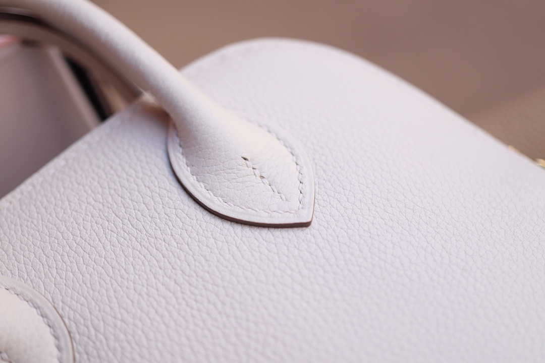 에르메스 미니 볼리드백 화이트 금장 에버컬러